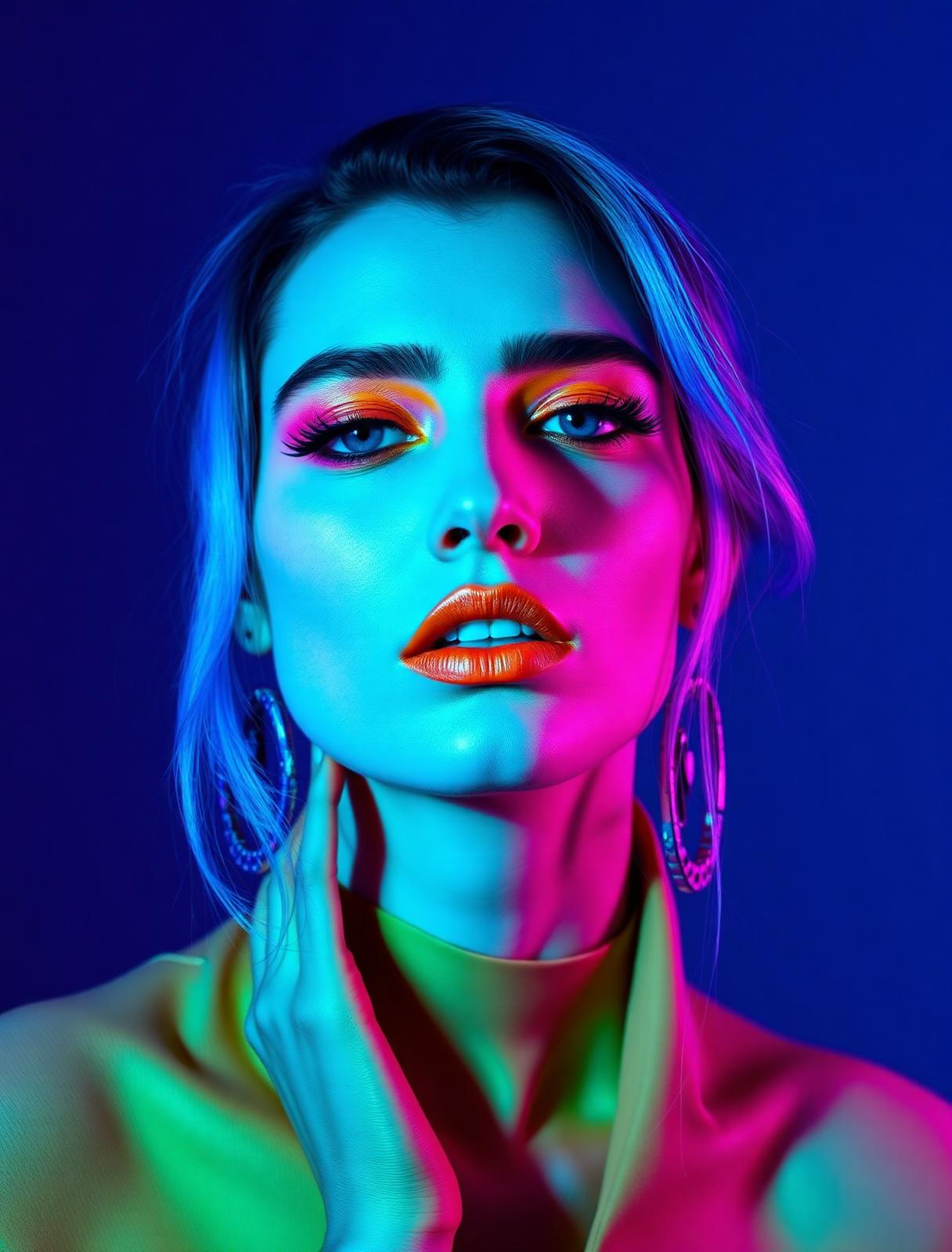 Avant-garde fashion editorial